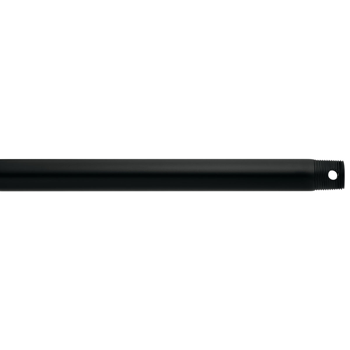 Product image for Kichler 360000SBK Dual Threaded 12" Downrod Satin Black