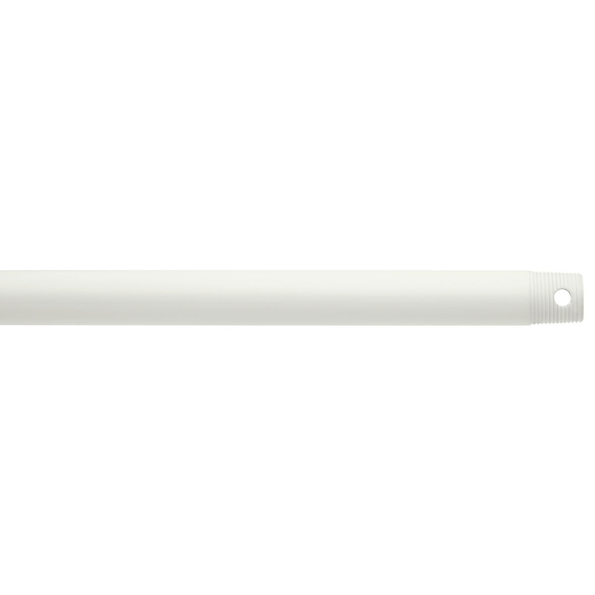 Product image for Kichler 360000WH Dual Threaded 12" Downrod White