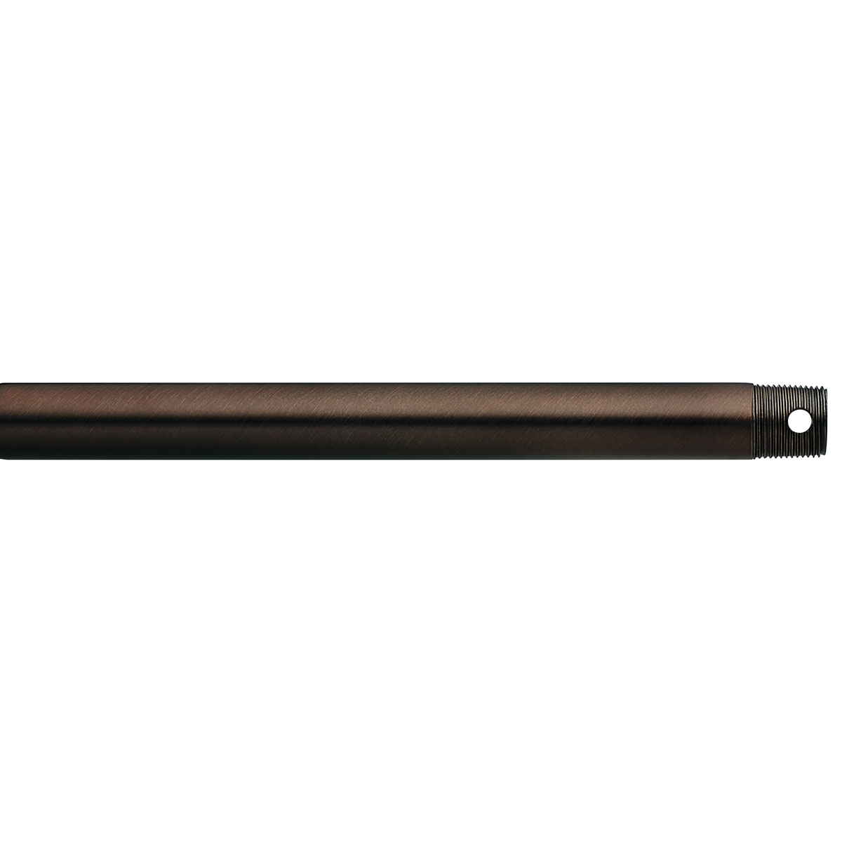 18 inch fan downrod (1 inch O.D.) suggested for 10 foot ceilings in Oil Brushed Bronze