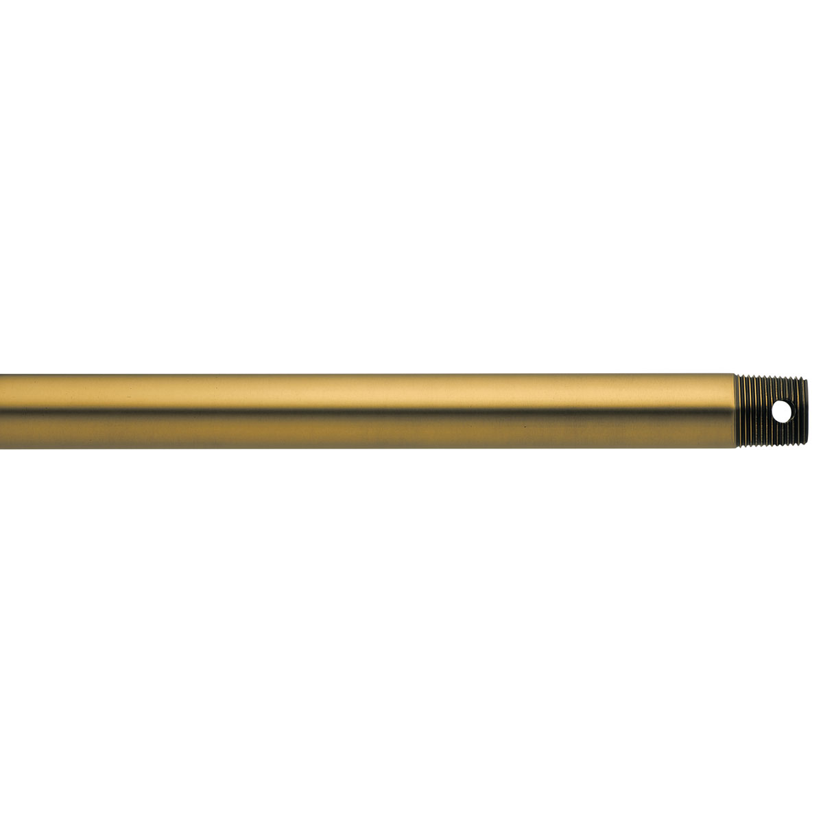24 inch Extension Downrod 1 inch (O.D.) in Burnished Antique Brass