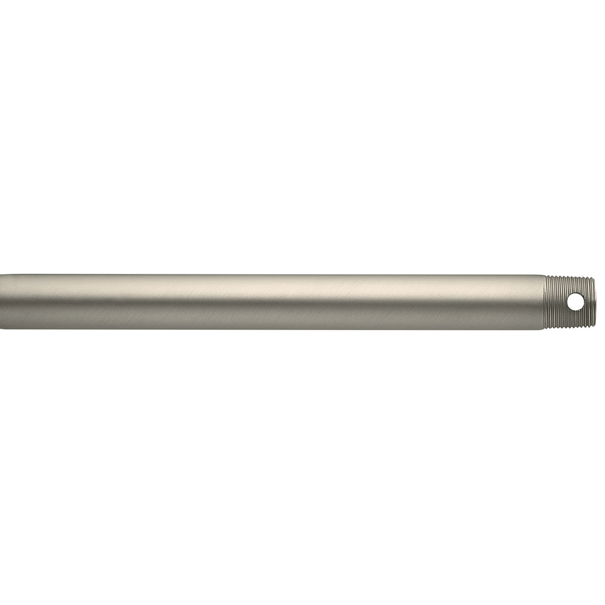 Product image for Kichler 360002NI Dual Threaded 24" Downrod Brushed Nickel