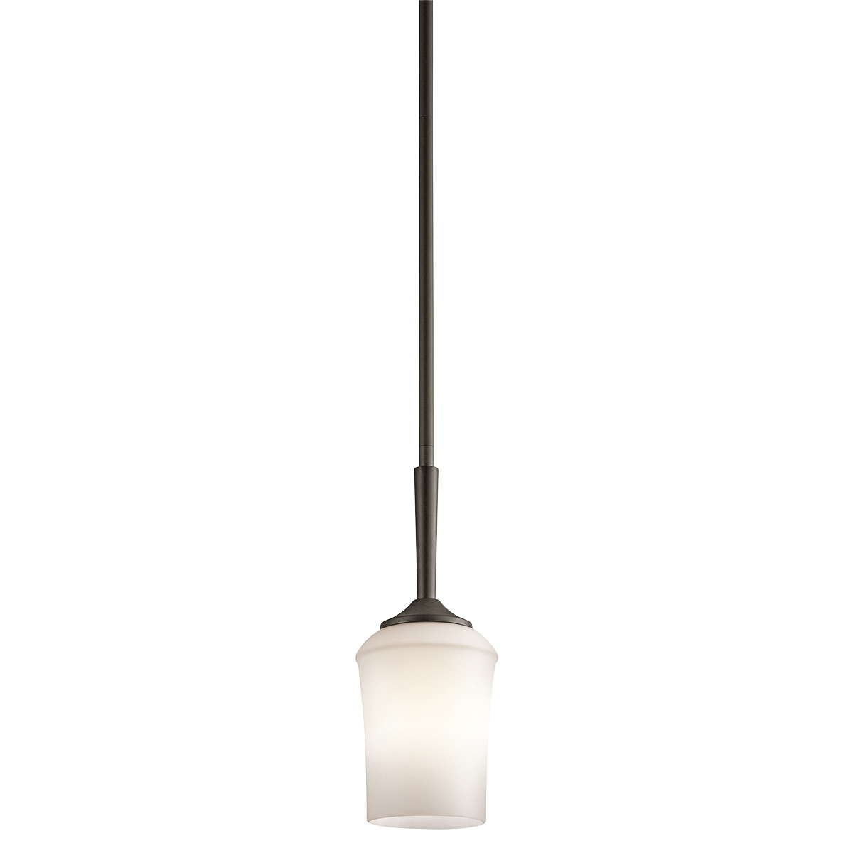 Product image for Kichler 43668OZ Aubrey™ 4.75" 1 Light Mini Pendant Olde Bronze®