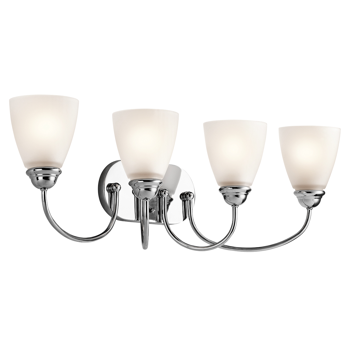 Product image for Kichler 45640CH Jolie 4 Light Vanity Light Chrome