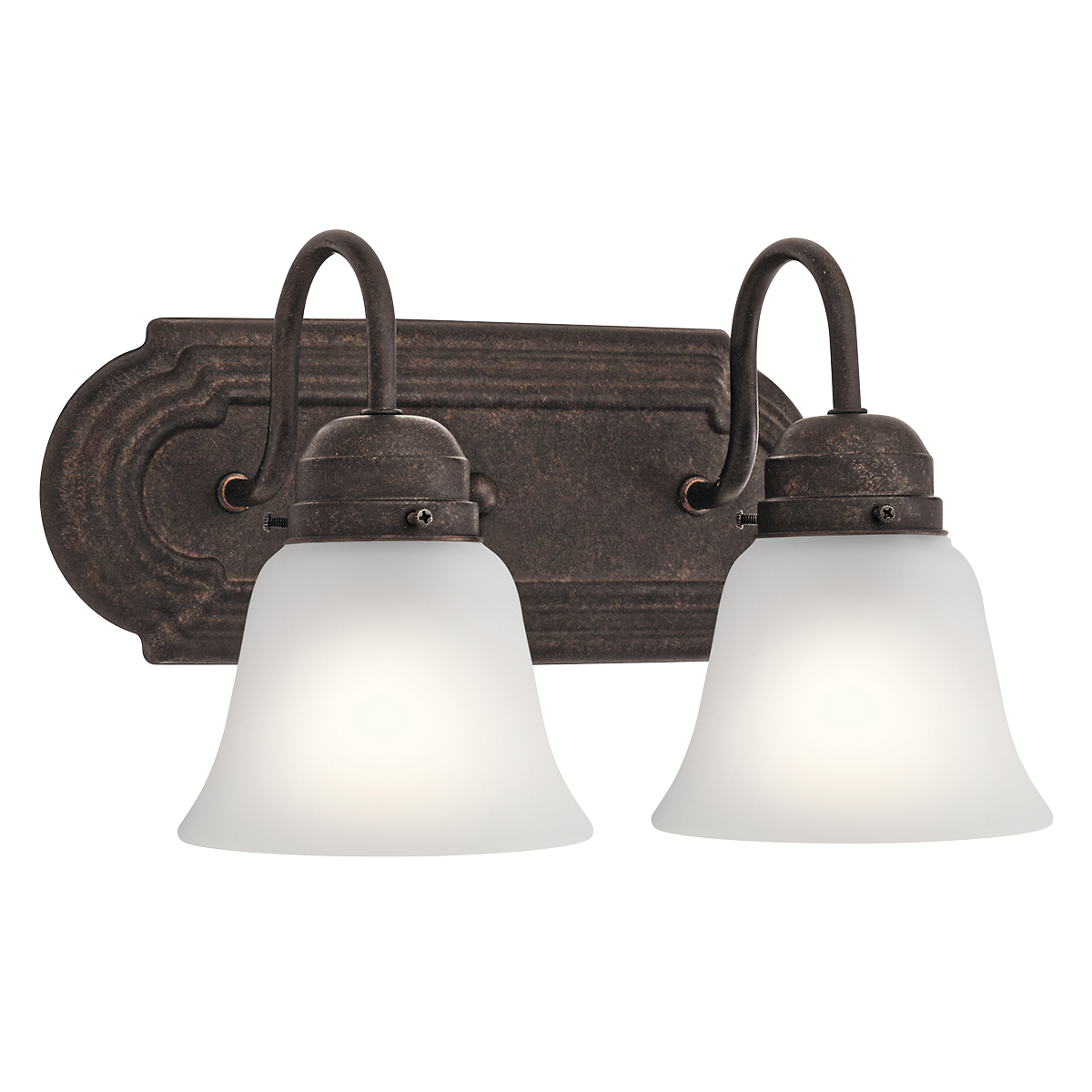 Product image for Kichler 5336TZS 12.25" 2 Light Vanity Light Tannery Bronze™