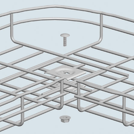 Product image for CE40DC - SQUARE SPLICE WASHER-25/CS