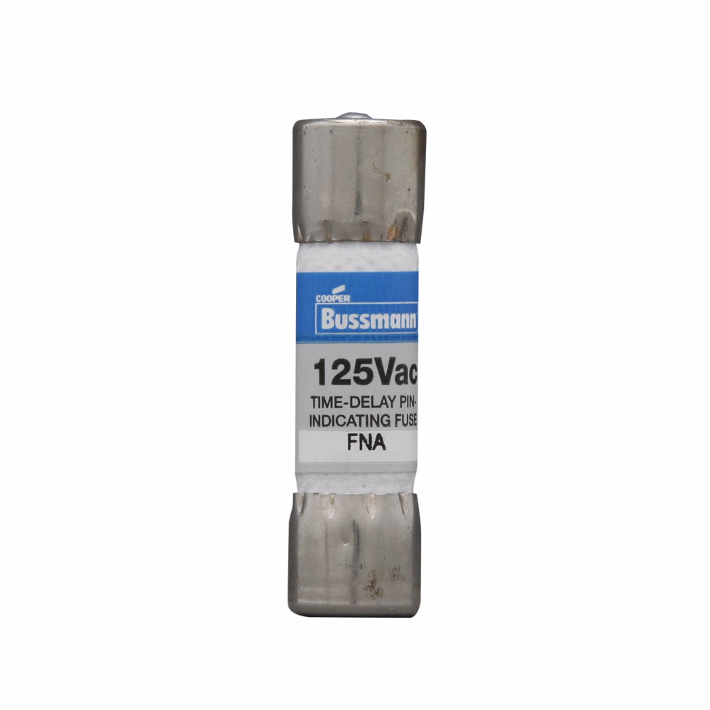 Product image for Bussmann Series FNA-10 10 Amp 125 VAC Pin Indicating Dual Element Time Delay Fuse