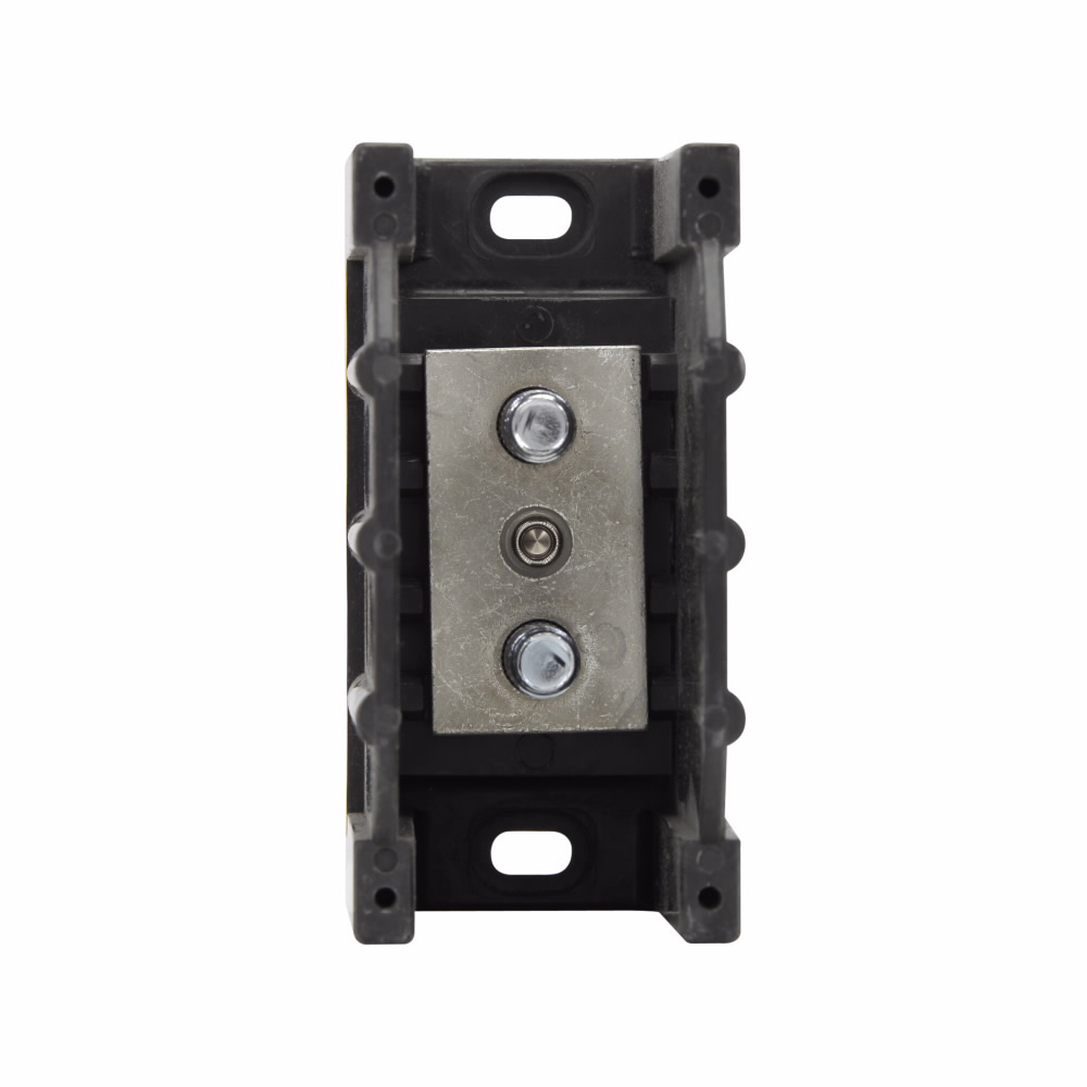 Product image for Bussmann Series 16390-1 1-Pole 3/8-16 x 1-1/8 Inch Stud Thermoplastic Power Terminal Block