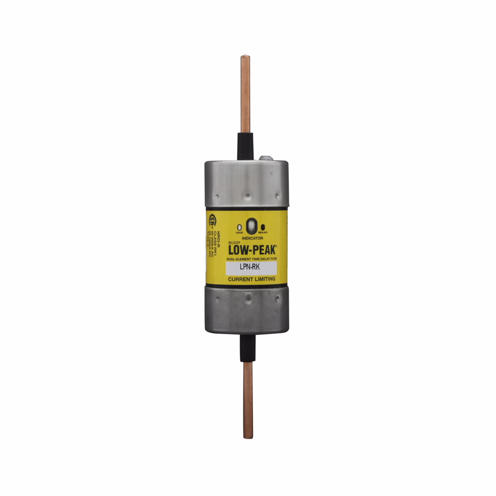 Product image for Bussmann Series LPN-RK-200SPI 200 Amp 250 VAC/VDC Class RK1 Dual Element Time Delay Fuse