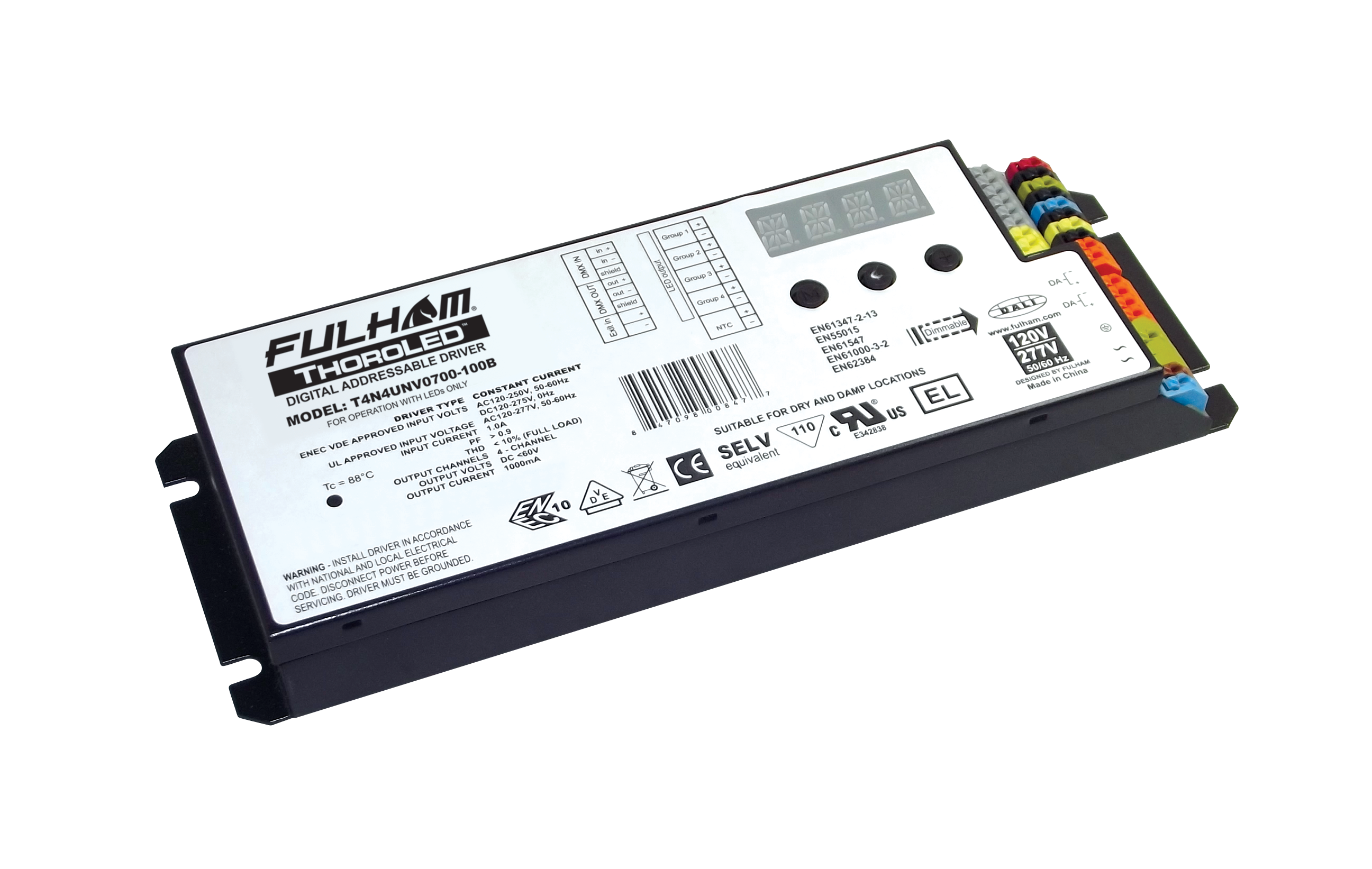 Product image for FUL T4N4UNV0700100B 100W 700MA 4CHL