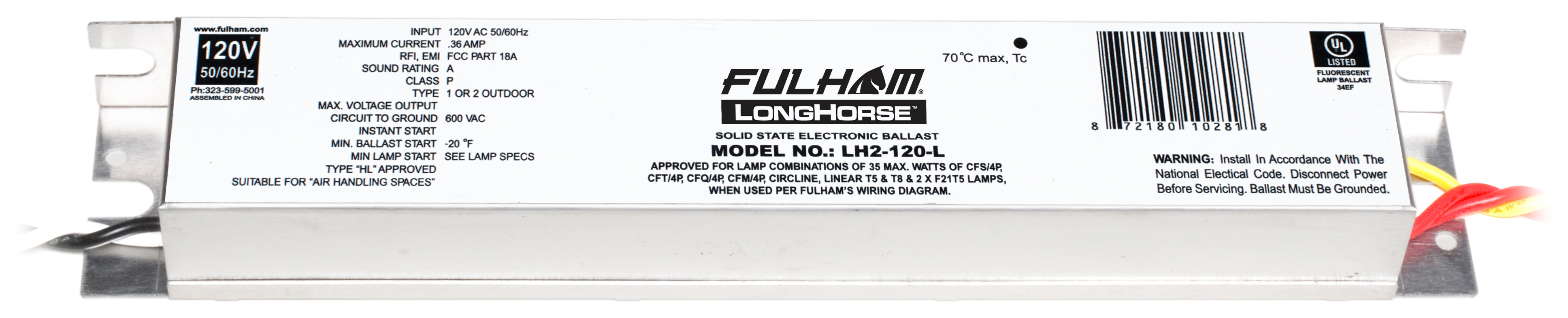 Product image for FUL LH2-120-L WH2 FOR REMOTE MOUNTI