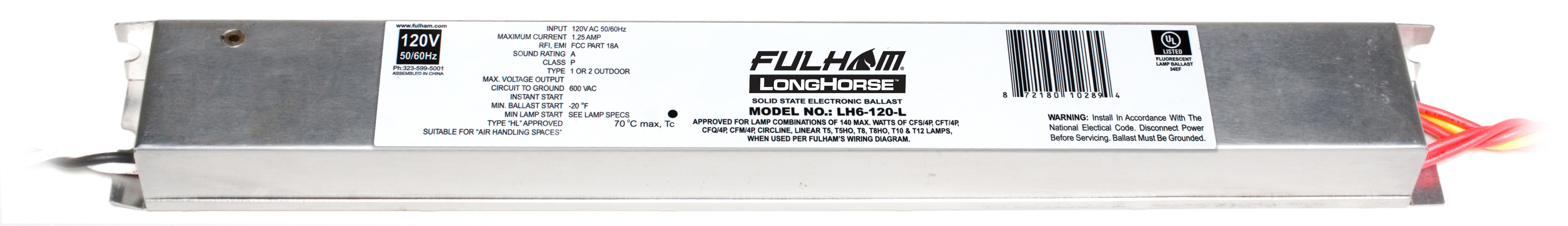 Product image for FUL LH6-120-L WH6 120V FOR REMOTE M