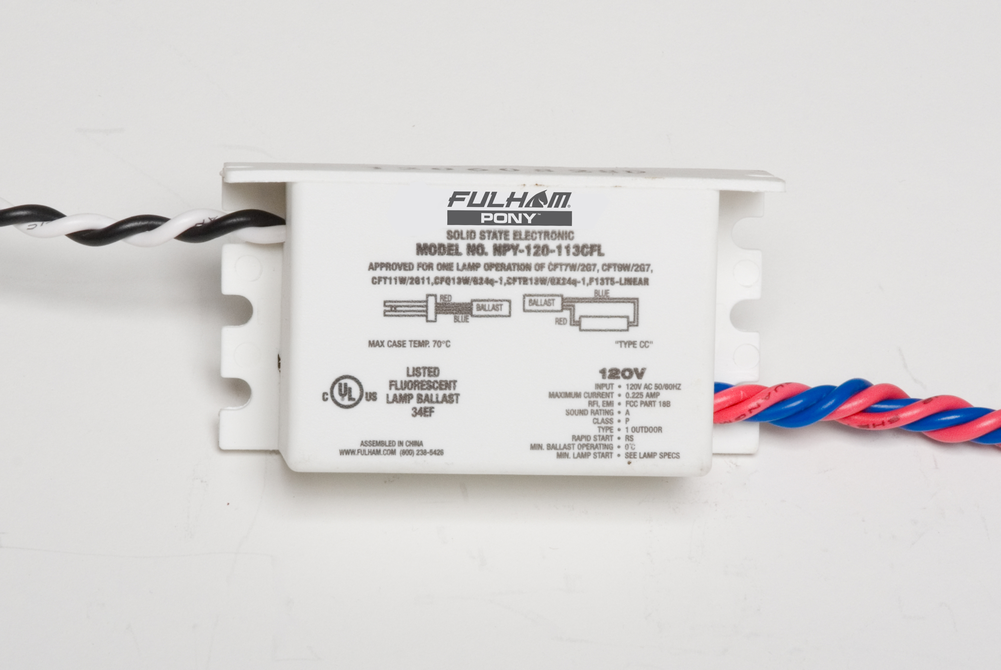 Product image for FUL NPY-120-113-CFL NORMAL POWER FA