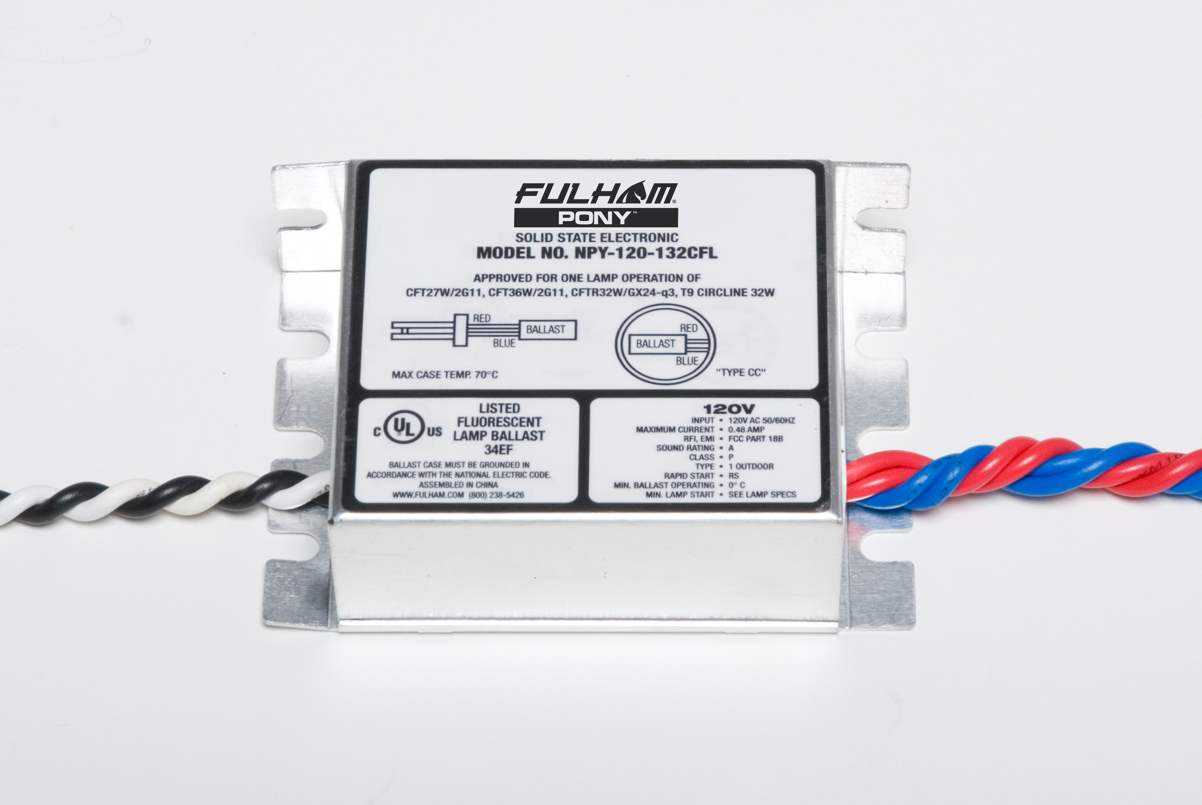 Product image for FUL NPY-120-132-CFL NORMAL POWER FA