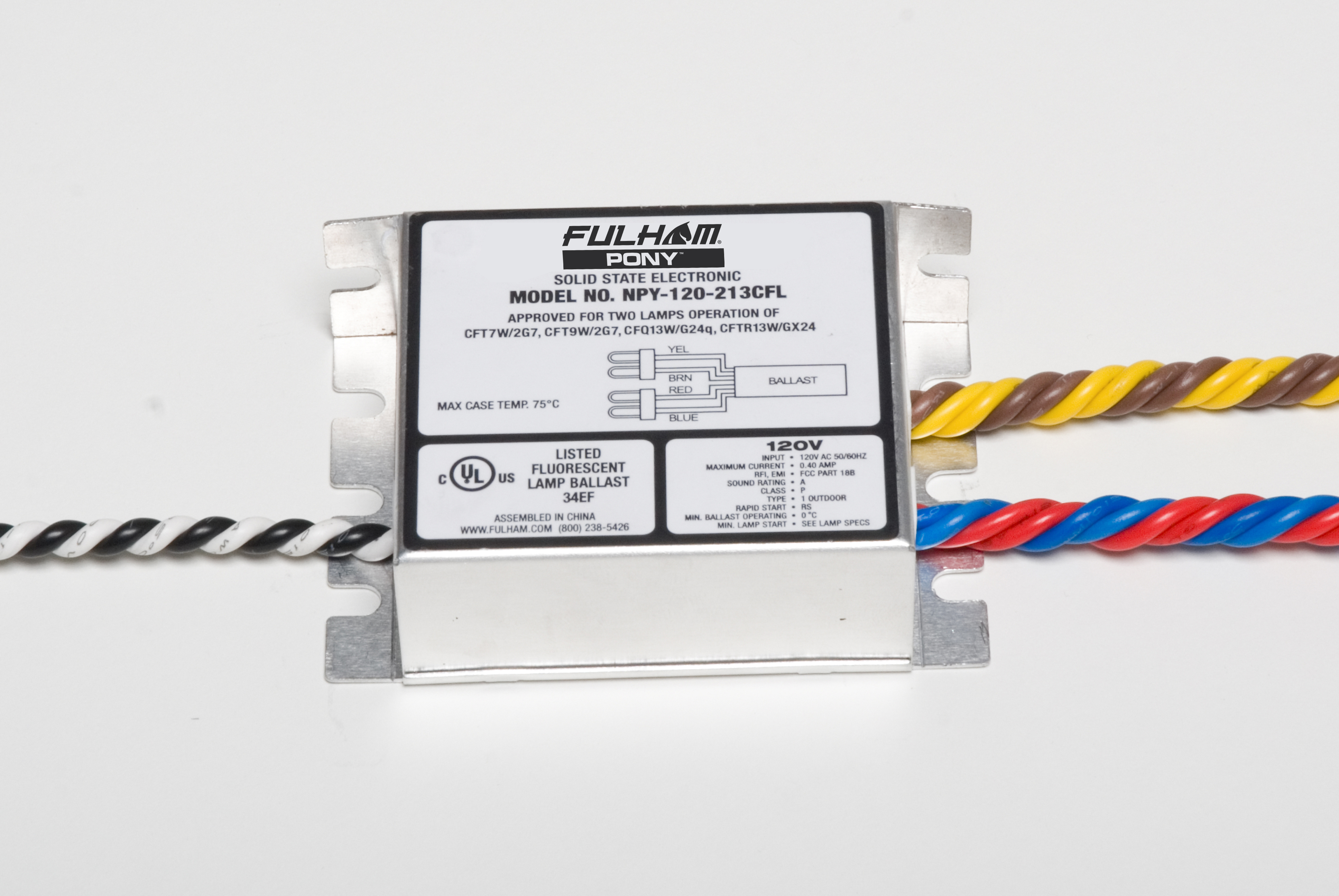 Product image for FUL NPY-120-213-CFL NORMAL POWER FA