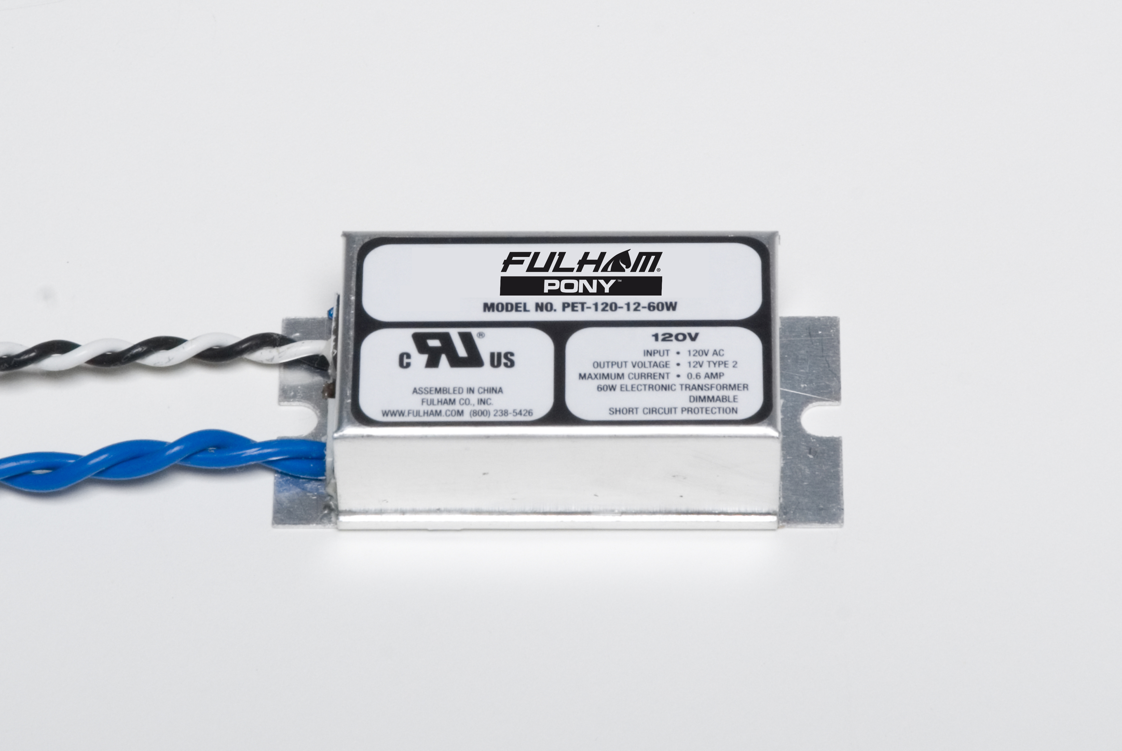 Product image for FUL PET-120-12-60 Electronic Transf