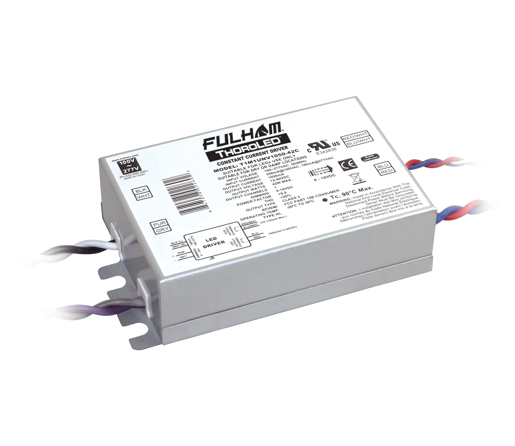 Product image for FUL T1M1UNV1050-42C 1050 MA, 42W, C