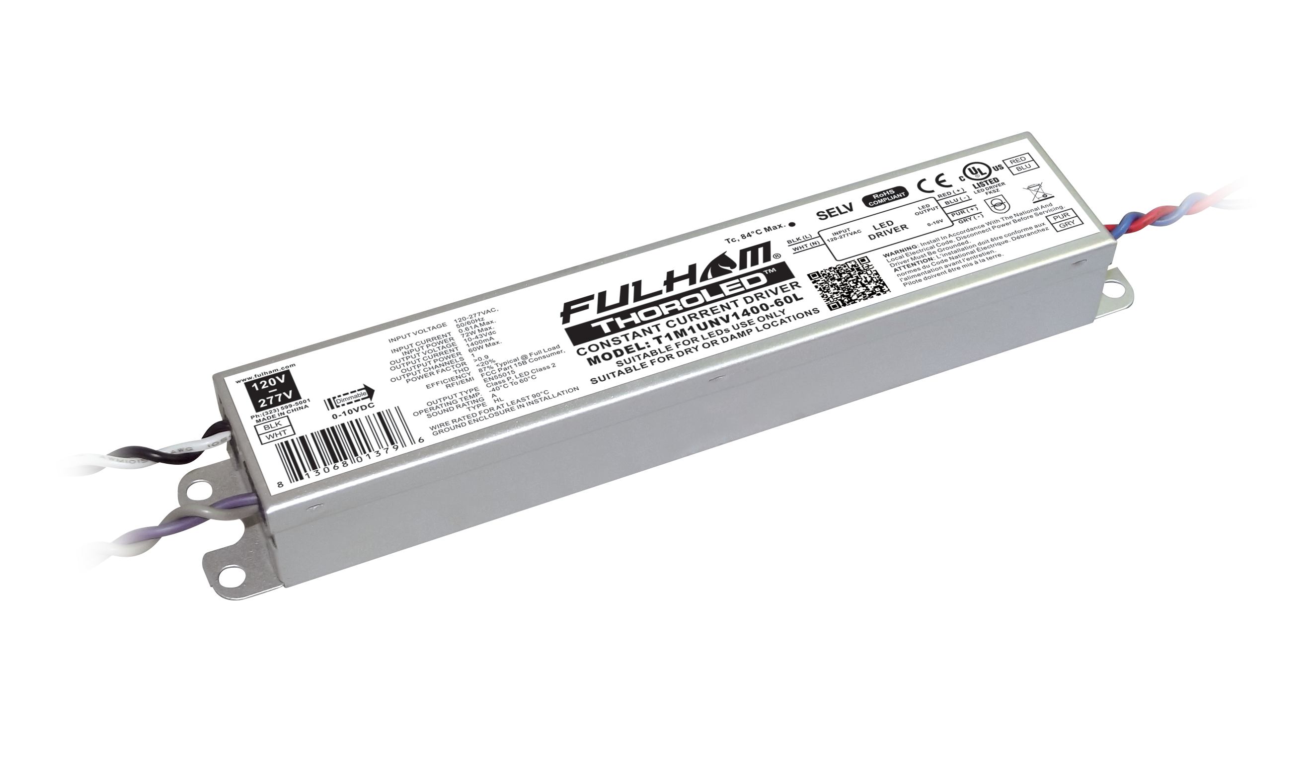 Product image for FUL T1M1UNV1400-60L 1400 MA, 60W, C