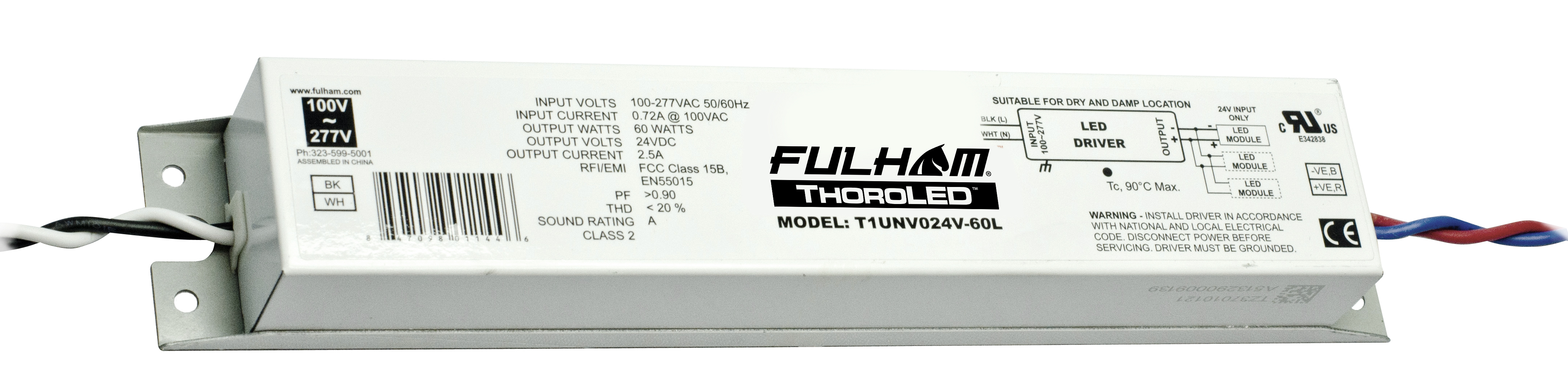 Product image for FUL T1UNV024V-60L LED DRIVER- 60W 2