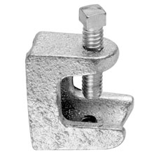 Product image for Crouse-Hinds Series 530 1 Inch Malleable Iron Beam Clamp and Insulator Support, 10 - 24 Tapped Holes