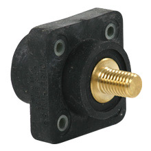 Product image for Crouse-Hinds E1016-1729 600 VAC/VDC 2 to 4/0 AWG Green Elastomeric Double Set Screw Female Receptacle