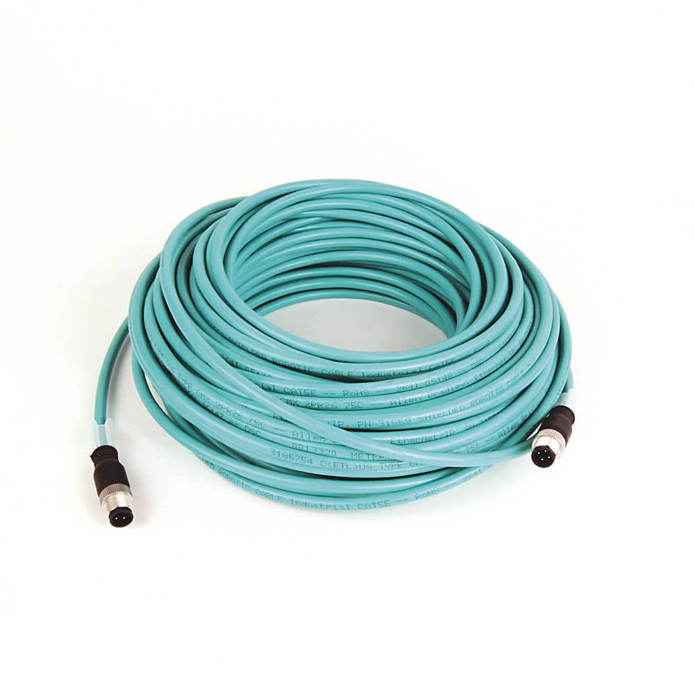 Product image for Allen Bradley 1585D-M4UBDM-3 Micro D-Code, QD Style Ethernet Media