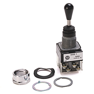 Product image for Allen-Bradley 800T-T4R6AAAA 30 mm Toggle Switch