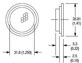 Product image for Allen-Bradley 92-47 Reflectors for Photoelectric Sensor