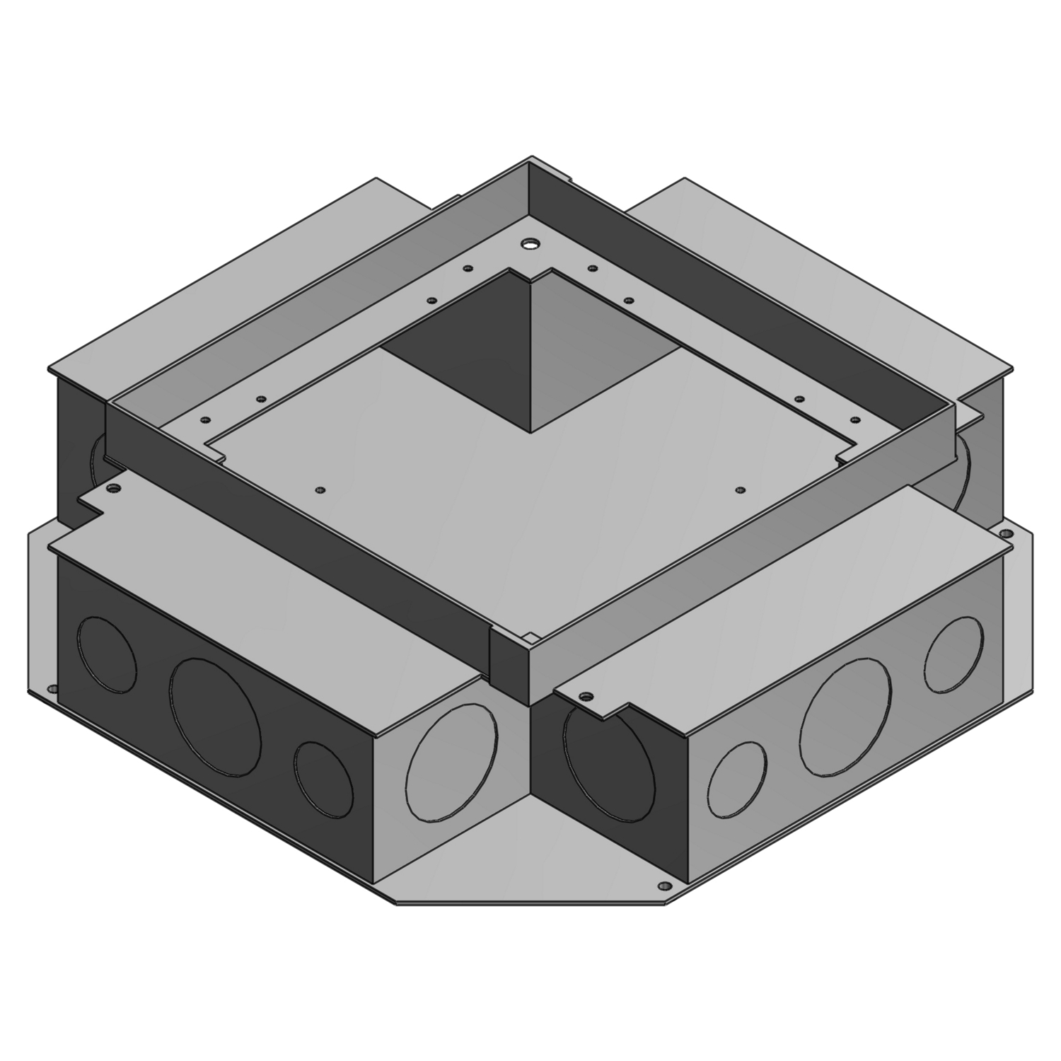 T&B 665SC STEEL FLOOR BOX Gordon Electric Supply, Inc.