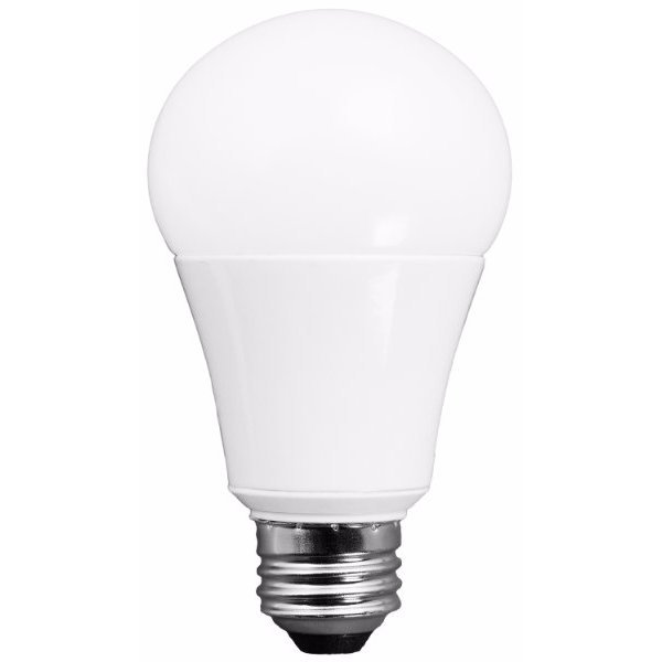 LED 120-277V Lamp A19, 7.5W, 60W Equivalent, 4000K, 850LU, E26 Base, Non Dimmable, 25,000 Hours, Suitable for Damp Locations, Omni-Directional, Frost