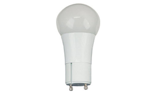 LED A-Lamp Series A19, 9.5W, 60W Equivalent, 2700K, 800LU, GU24 Base, Dimmable, 25,000 Hours, Suitable for Damp Locations, Omni-Directional, White