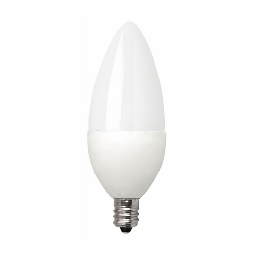 TCP® LED4E12B1127KF Elite® Dimmable Decorative LED Lamp, 4 W, 25 W Incandescent Equivalent, E12 Candelabra LED Lamp, B11 Blunt Tip Shape, 200 Lumens