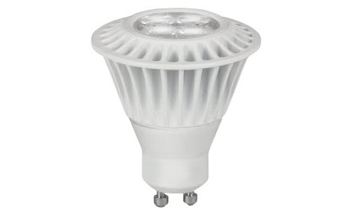 LED MR16 Lamp MR16, 6W, 50W Equivalent, 4100K, 500LU, GU10 Base, Dimmable, 25,000 Hours, Suitable for Damp Locations, 40 Degree Beam Angle, White