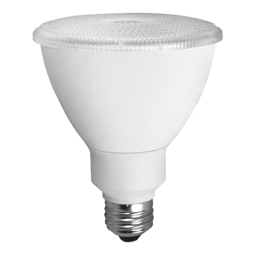 Elite LED PAR Lamp PAR30, 10.5W, 75W Equivalent, 3000K, 850LU, E26 Base, Dimmable, 25,000 Hours, Suitable for Damp Locations, 40 Degree Flood, White