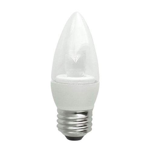Elite LED Deco Lamp Dimmable Decorative Series B11, 4W, 25W Equivalent, 2400K, 250LU, E26 Base, Dimmable, 25,000 Hours, Suitable for Damp Locations, General Purpose, Clear