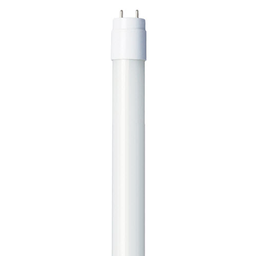 DirectT8 Glass LED Instant Start T8 Tube 9W, 17W Equivalent, 3500K, 1175LU, Medium Bi Pin Base, Non Dimmable, 50,000 Hours, Suitable for Damp Locations, Frost, DLC Standard