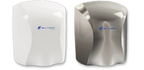 The El-Niño is absolutely incredible; you have to try it to believe it. This powerful hand dryer dries hands completely in only ten seconds. The El-Niño is a quiet, energy-efficient solution that combines quick drying with overall savings. This state-of-the-art hand dryer offers four personalized operating modes to meet your needs. Save time and money with the stylish El-Niño.