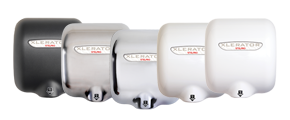 SHDXLAS1W 626296109533 The first high velocity hand-dryer on the market, the XLERATOR sets the standard for quality and performance in its category. The XLERATOR dries hands in seconds, making it the ultimate choice in washrooms with high traffic such as stadiums, arenas and busy public places. Its reinforced, die-cast zinc alloy shell make it virtually unbreakable. The first choice for LeeD<sup>®</sup> buildings, the XLERATOR is the ideal high velocity hand-dryer.