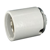 Product image for LEV 8679 WH GZ PORC LAMPH KLESS MOG