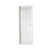 Product image for Leviton 47605-42N 42" Structured Media Enclosure Only, 42.16" H x 14.38" W x 3.63" D, Metal, White