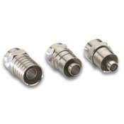 Product image for LEV 40985-Q6 NI CRIMP-ON F-CONN RG6