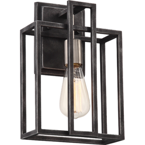 LAKE 1 LIGHT WALL SCONCE FIXTURE IB/BN