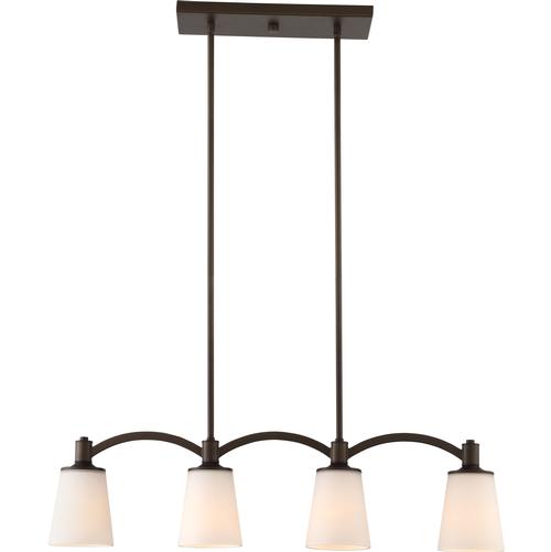 LAGUNA 4 LIGHT TRESTLE FIXTURE AGE BRZ