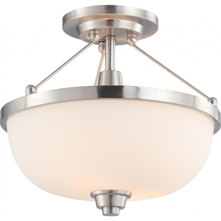 Product image for SATCO 60/4188 HELIUM 2 SEMI-FLUSH