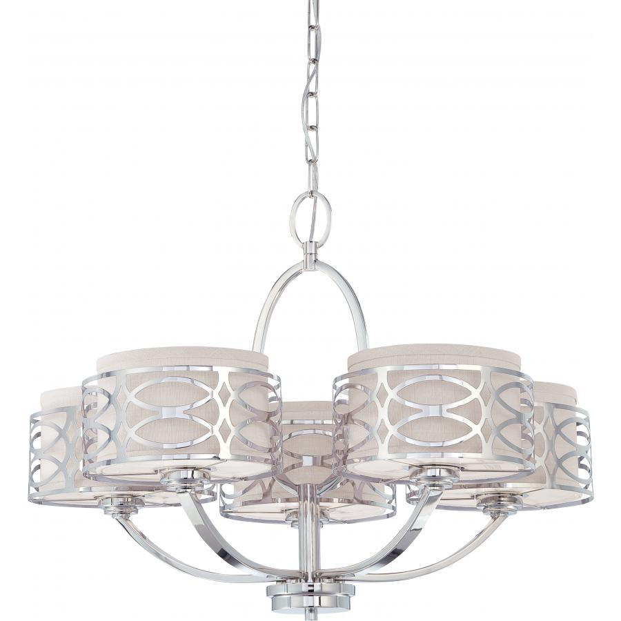 Product image for SATCO 60/4625 HARLOW 5 LT CHANDELIE