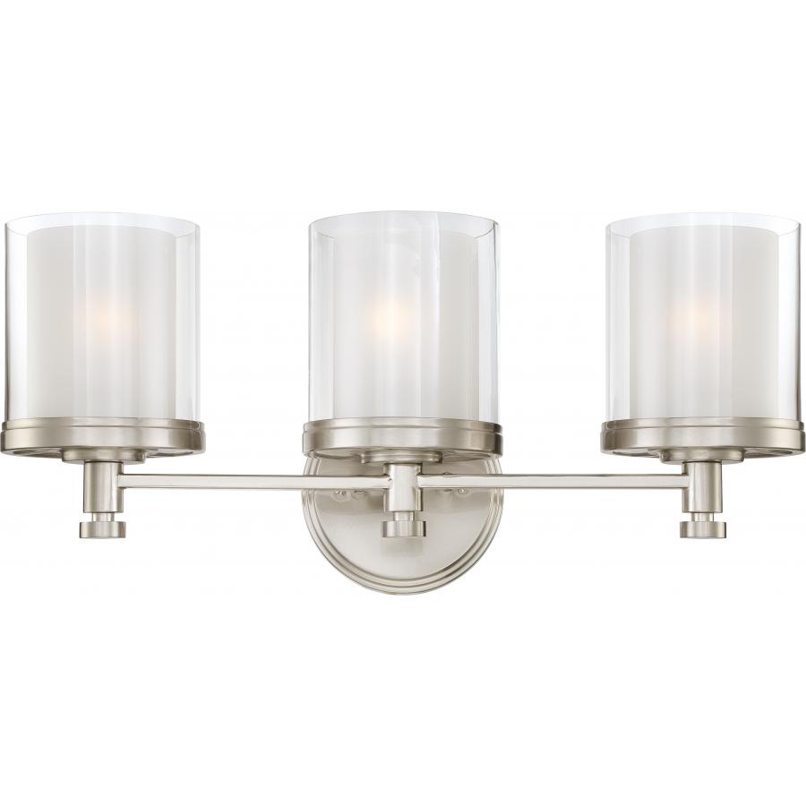 Product image for SATCO 60/4643 DECKER 3 LIGHT VANITY