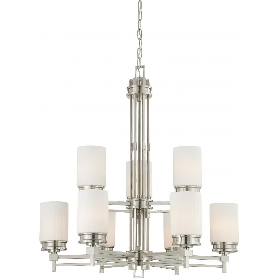 Product image for SATCO 60/4709 WRIGHT 9 LT CHANDELIE