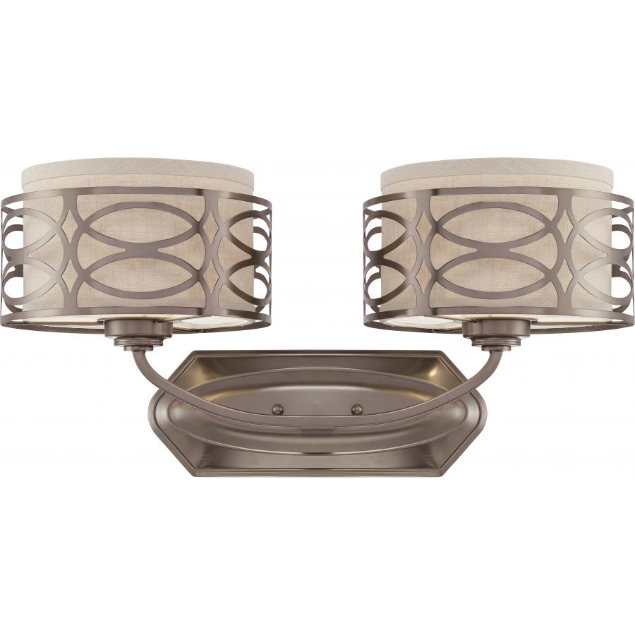 Product image for SATCO 60/4722 HARLOW 2 LIGHT VANITY