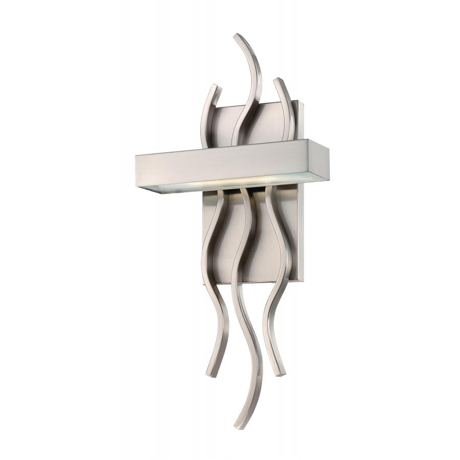 Product image for SATCO 62/104 WAVE LED WALL SCONCE B