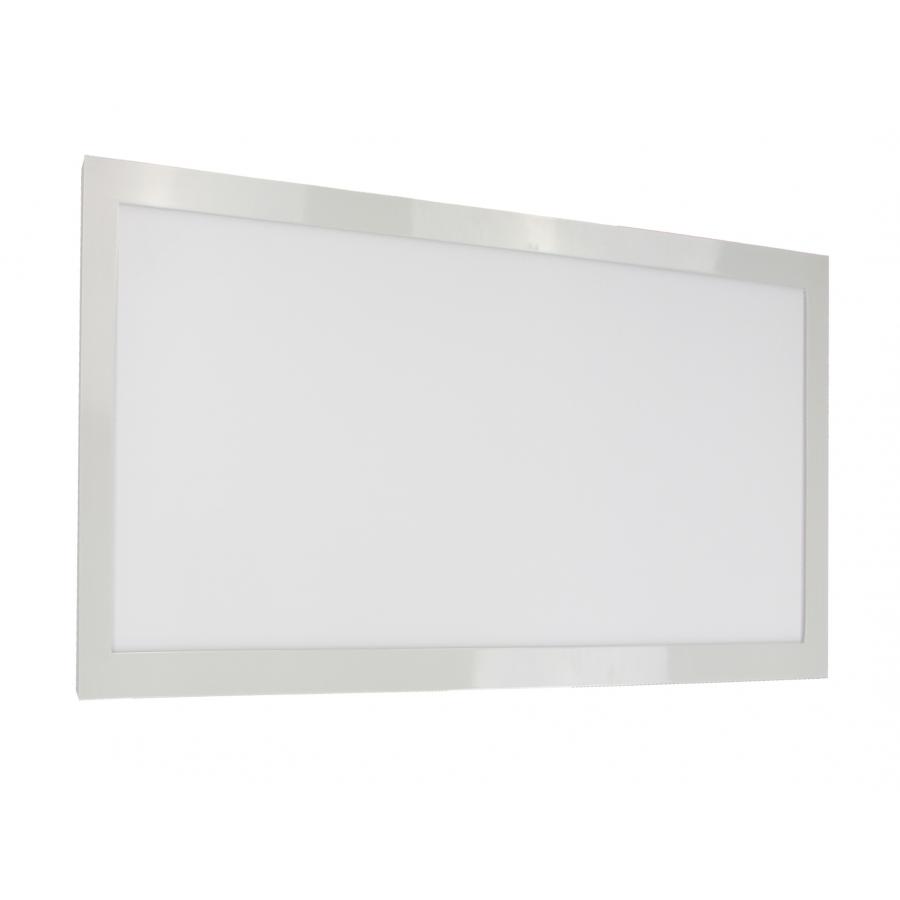 22 Watt 12" x 24" Surface Mount LED Fixture - 3000K - 90 CRI -  Low Profile - White Finish - 120/277 Volts