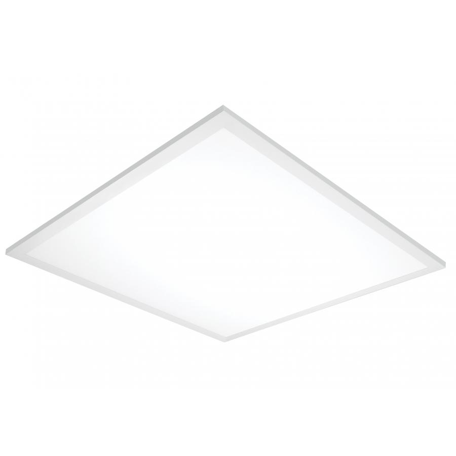 45 Watt 24" x 24" Surface Mount LED Fixture - 3000K - 90 CRI -  Low Profile - White Finish - 120/277 Volts